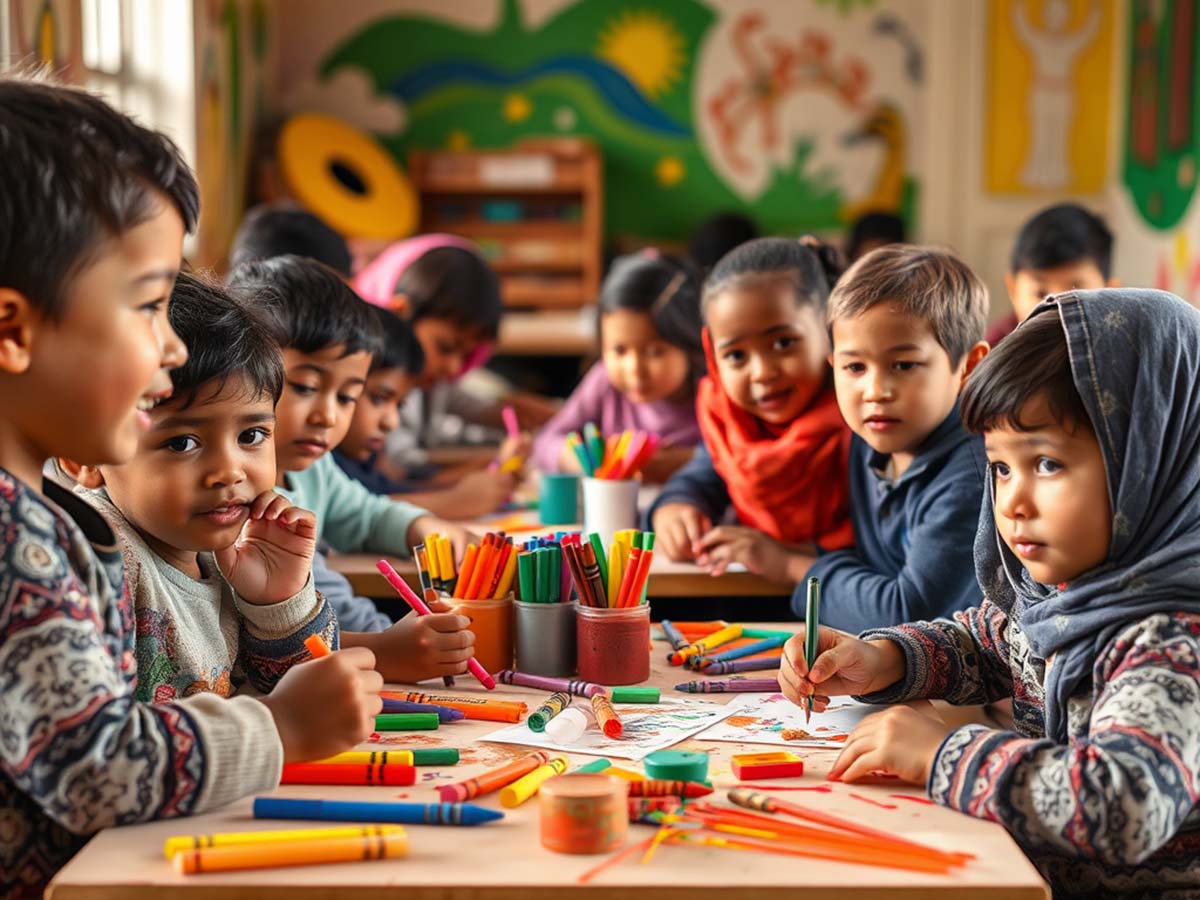 Art therapy in trauma recovery for child refugees