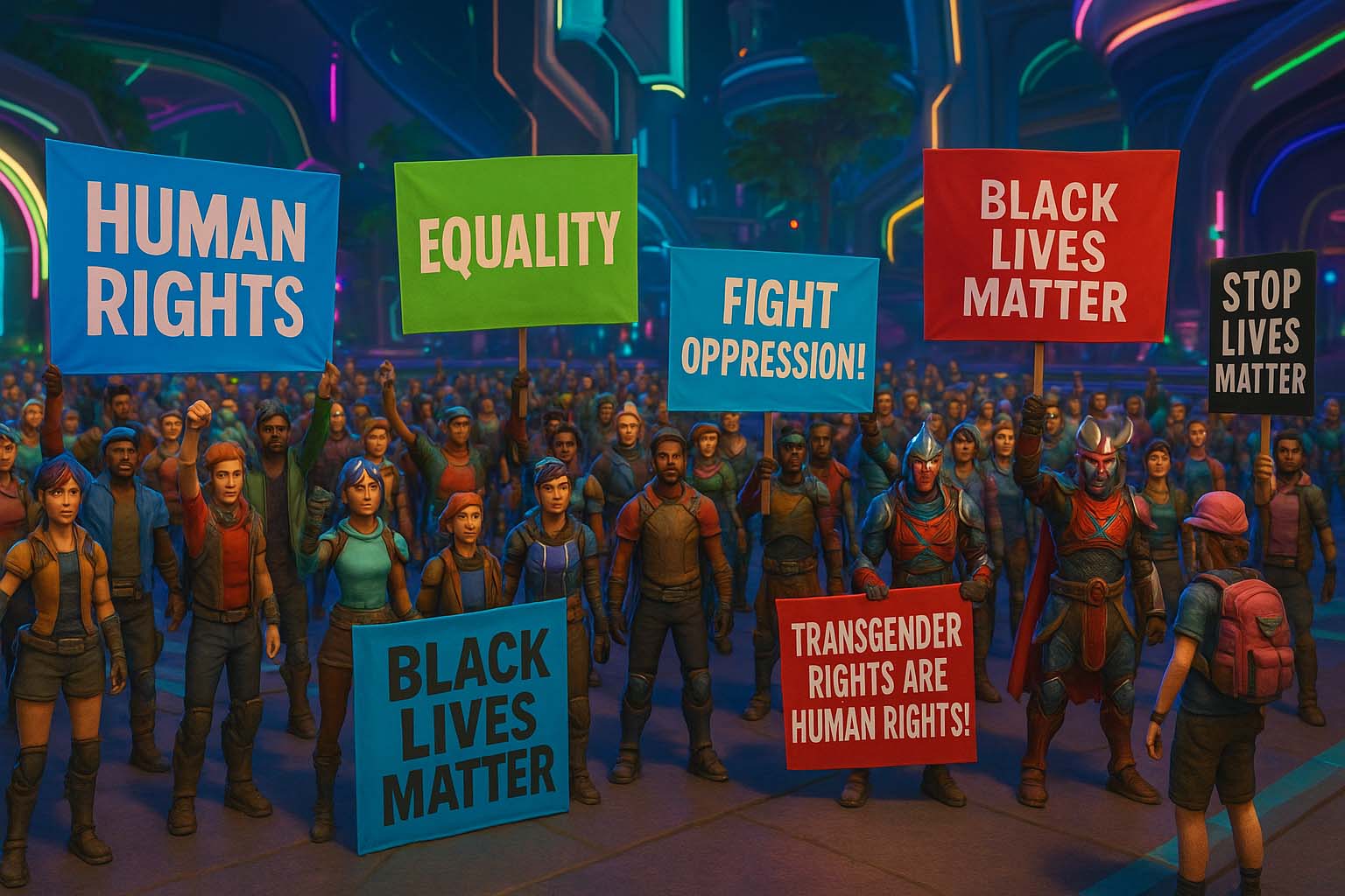 How gamers turned platforms into protest networks