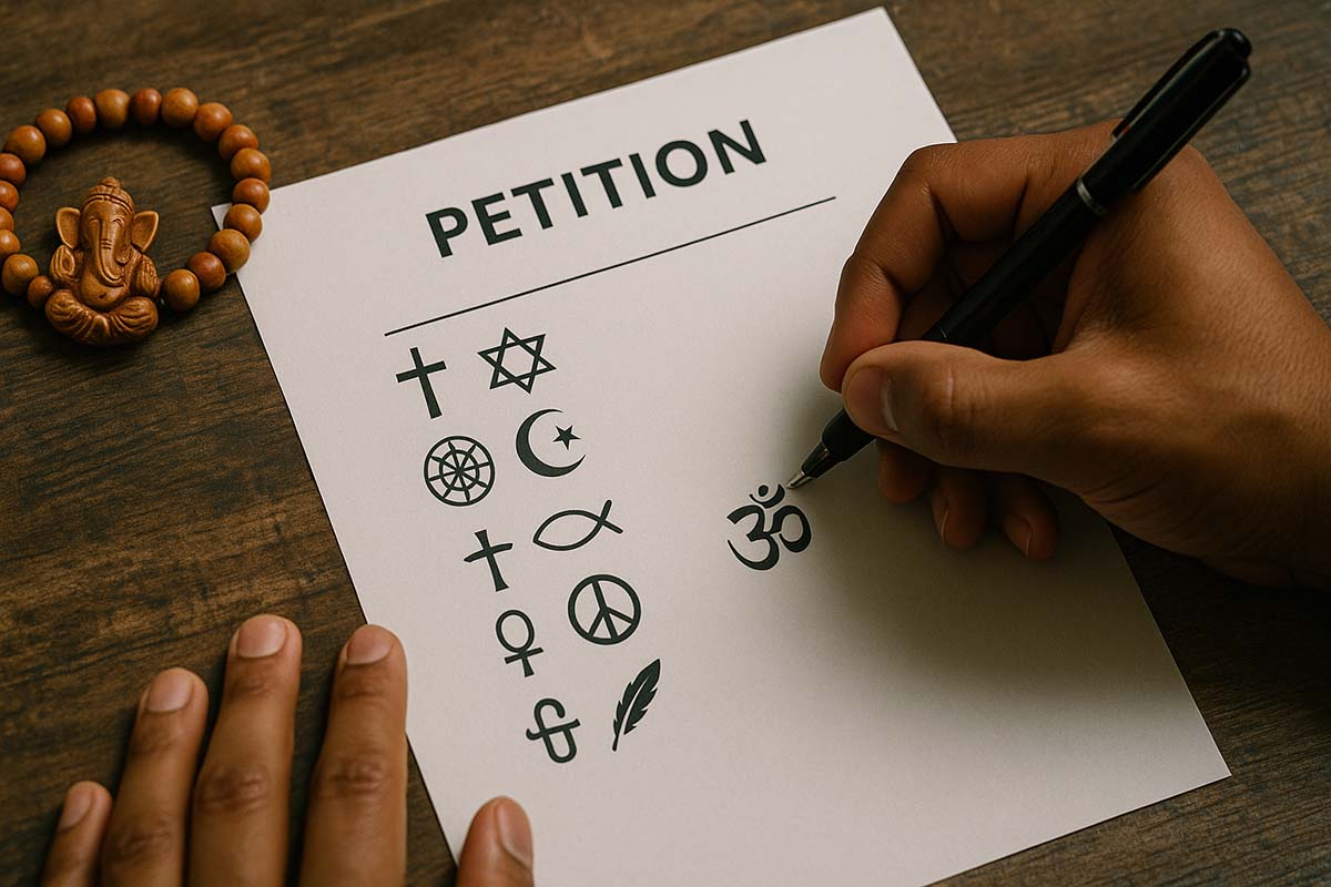 Petition Signatures with Symbols not Words